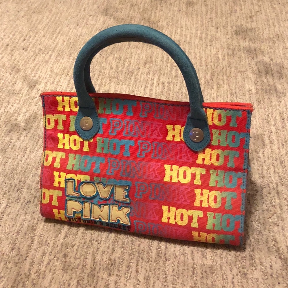 RARE Victoria’s Secret HOT HOT PINK Handbag Purse